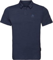 Odlo - Polo s/s Ceramiwool - Heren - diving navy - Maat M