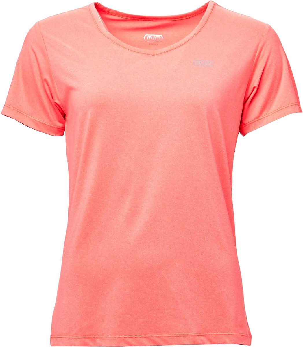 Inq Tempo Melan Hardloopshirt Dames - Roze - L