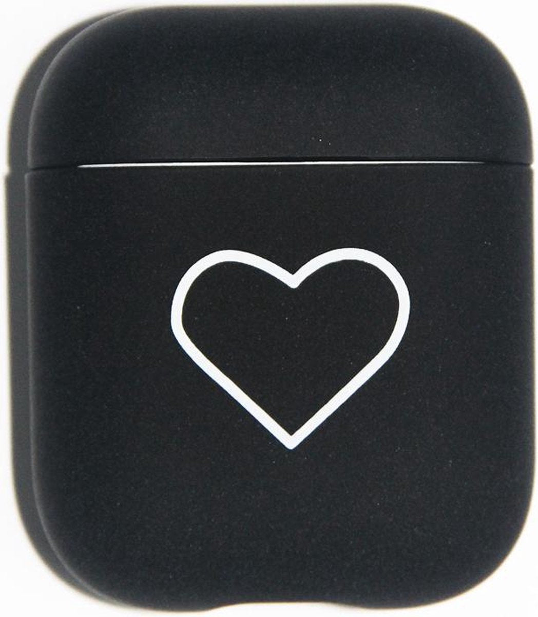 Black Heart - AirPods Case - AirPods 1 en 2