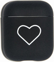Black Heart - AirPods Case - AirPods 1 en 2