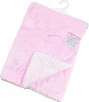 Soft Touch Dekentje Hartjes 75 X 100 Cm Polyester/sherpa Roze
