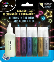 Kidea Glitterlijm Glow In The Dark 7 Stuks