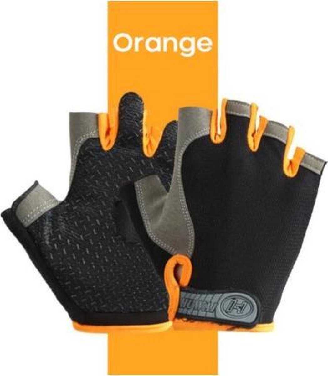 Sporthandschoen – multifunctioneel – vingerloze handschoenen met grip voor (race)fietsen en spinnen