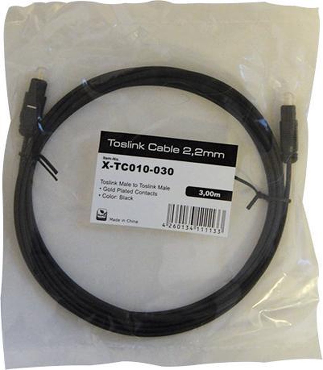 aansluitkabel Toslink(M)-(M) 3.0m