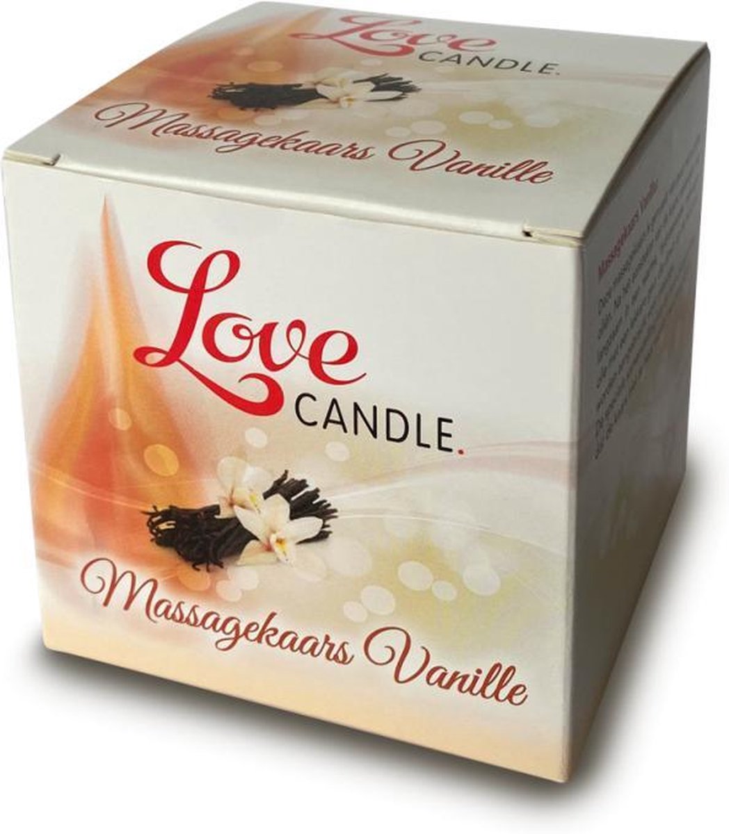 Loveglide Massage Oil Candle Vanilla