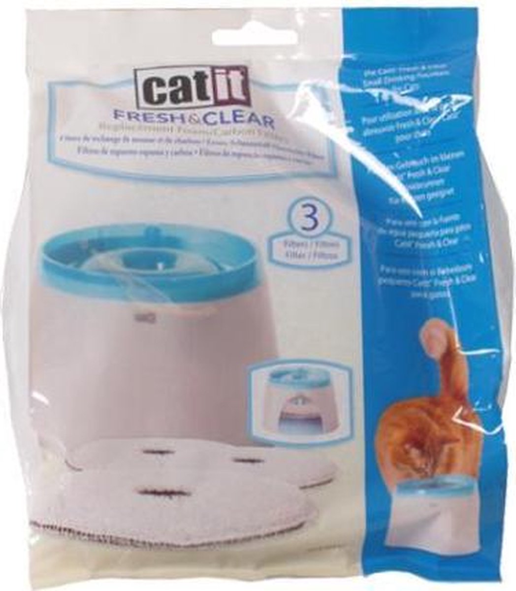 Hagen catit filter - 15x15x1 cm - 1 stuks