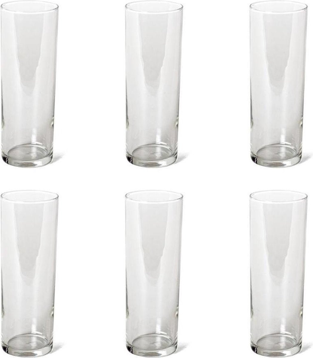 Orange85 Glazen - Longdrinkglas - Waterglazen - 6 Stuks - 31cl - Transparant  - Glas