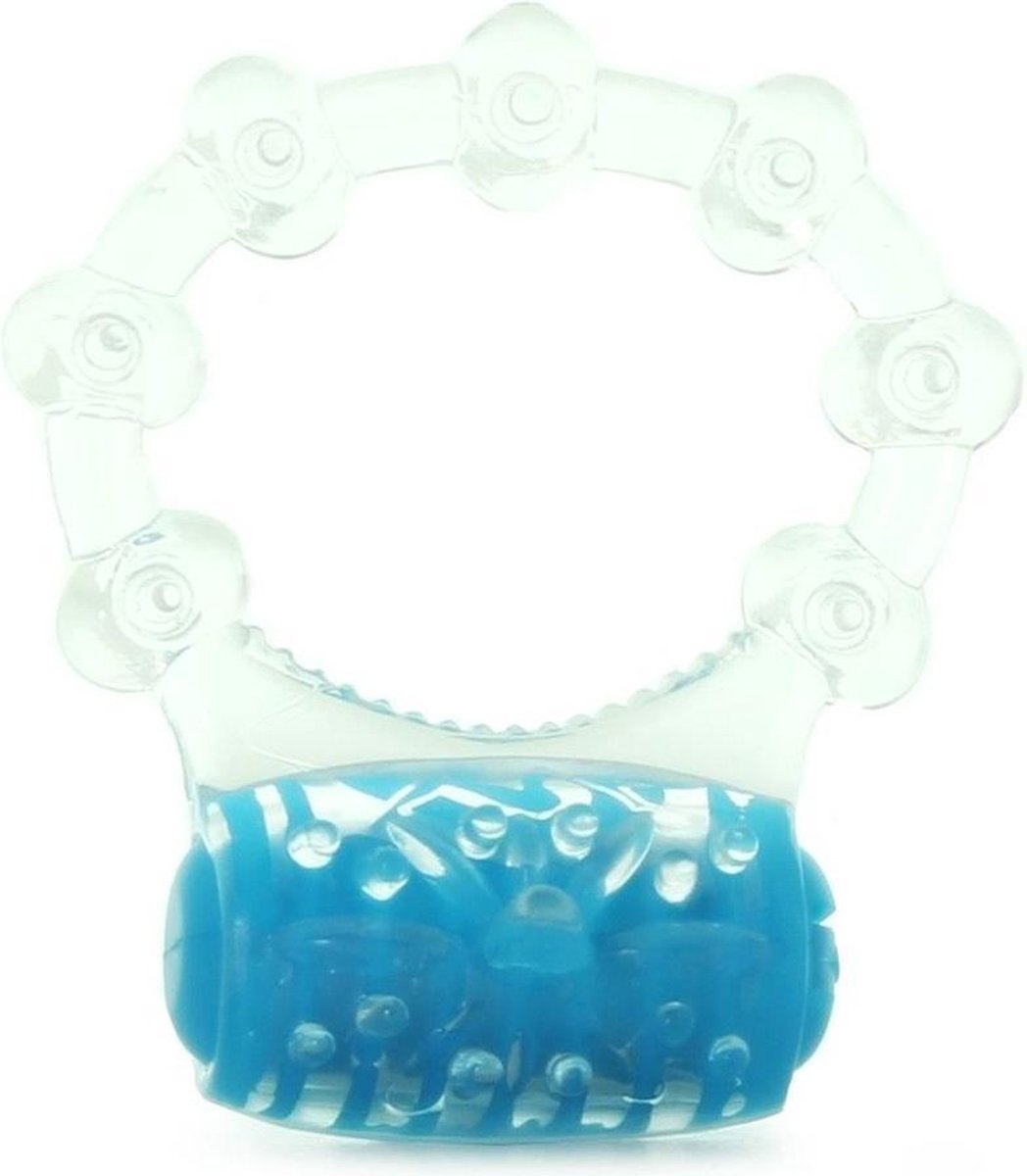 Screaming O - cockring - penisring met vibrator - 100% siliconen  - blauw / sex / erotiek toys | gratis | korting