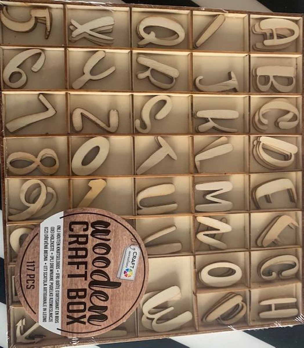 Wooden letter box