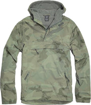 Urban Classics Windbreaker jacket -M- Fleece Groen/Bruin