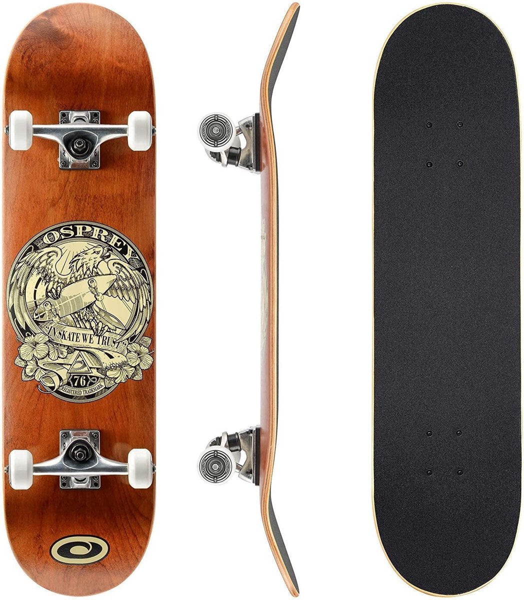 Osprey In Sk8 We Trust - Skateboard - Unisex - Bruin