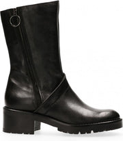 Van Dalen  - 3/4 Laars Leer - Womens - Black - 41