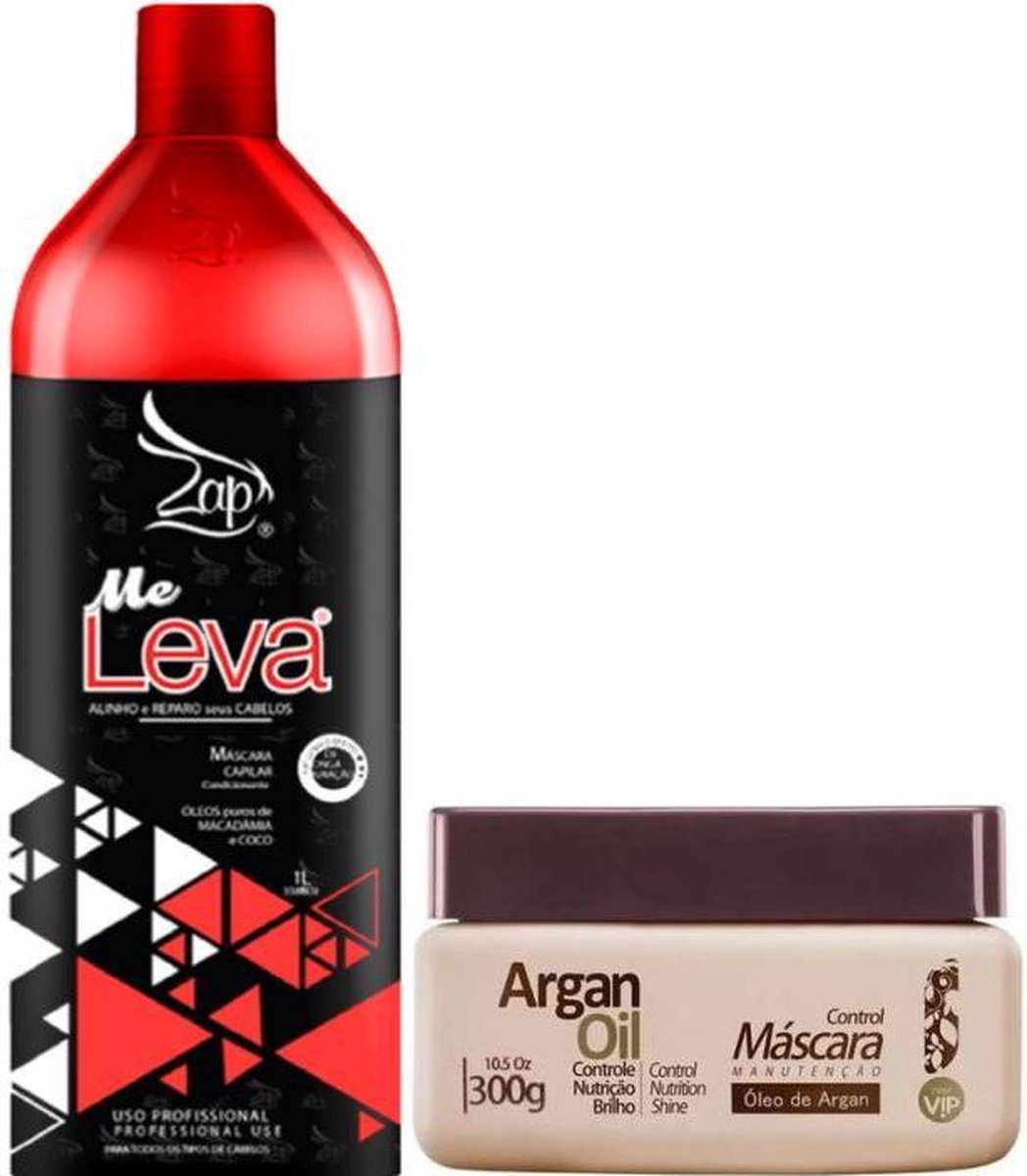 ZAP Mask Me Leva Keratine behandeling 1L + Argan Oil mascara 300ml
