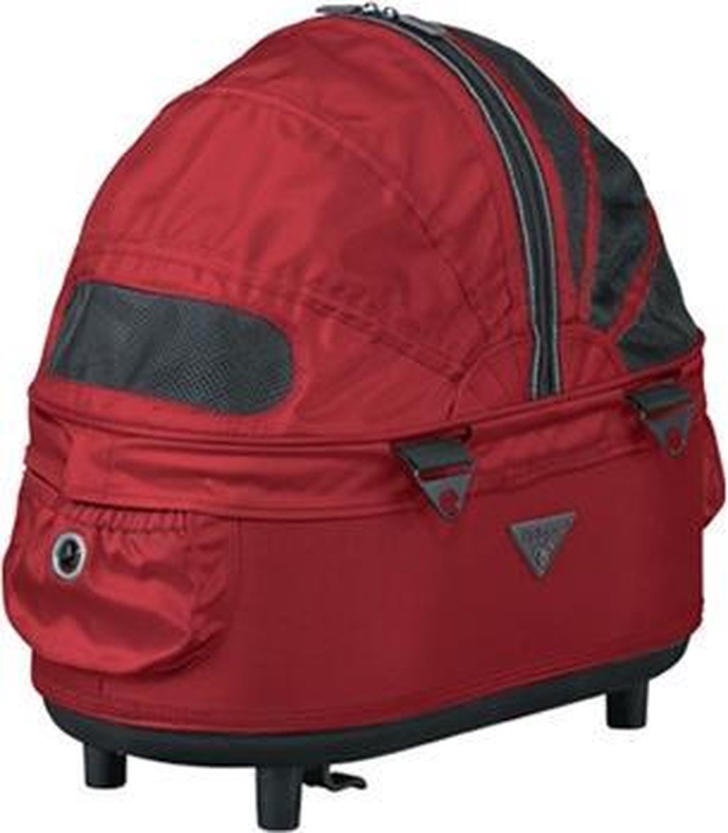 Airbuggy reismand hondenbuggy dome2 sm cot tango rood - 53x31x52 cm - 1 stuks