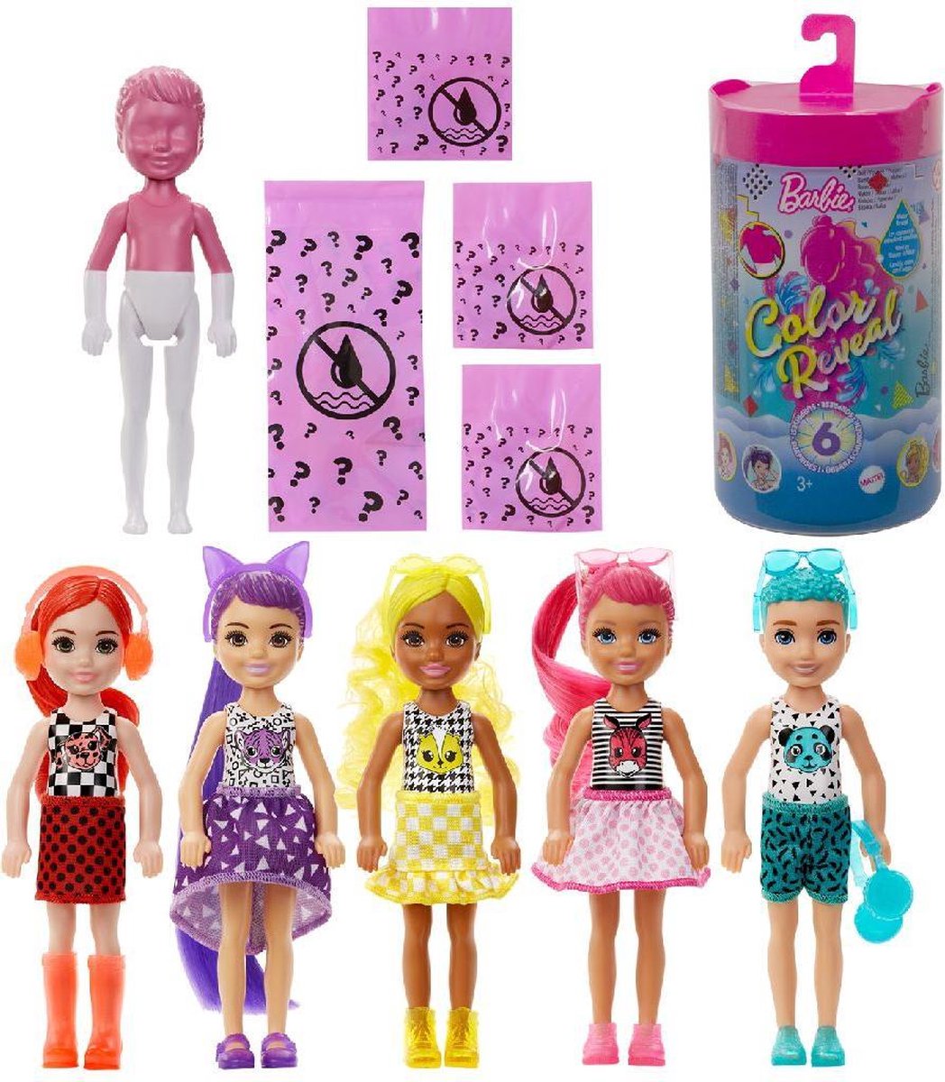 Barbie Chelsea Color Reveal 3/1 Series