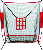 Rawlings - Honkbal - Oefennet - Trainingnet - Rood/Zwart - (7ft)