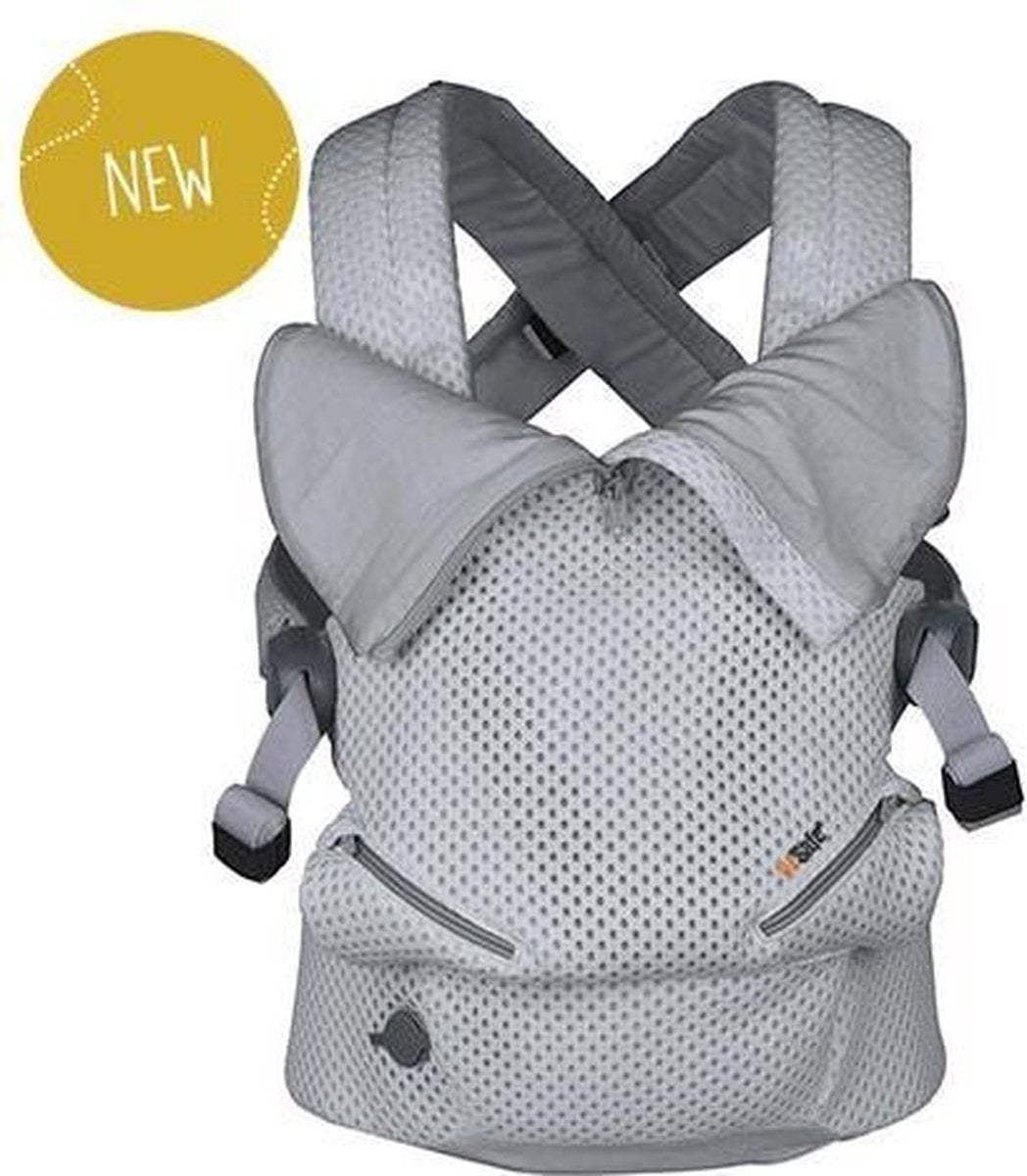 Be Safe Baby Draagzak Haven Peak Mesh _ geschikt vanaf geboorte - ergonomische draagzak