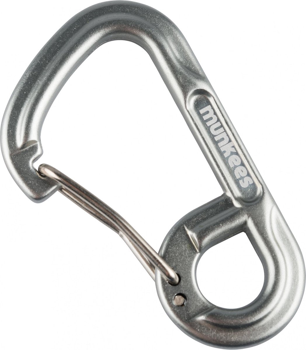 Munkees Karabijnhaak 6-shape 6 X 60 Mm Grijs