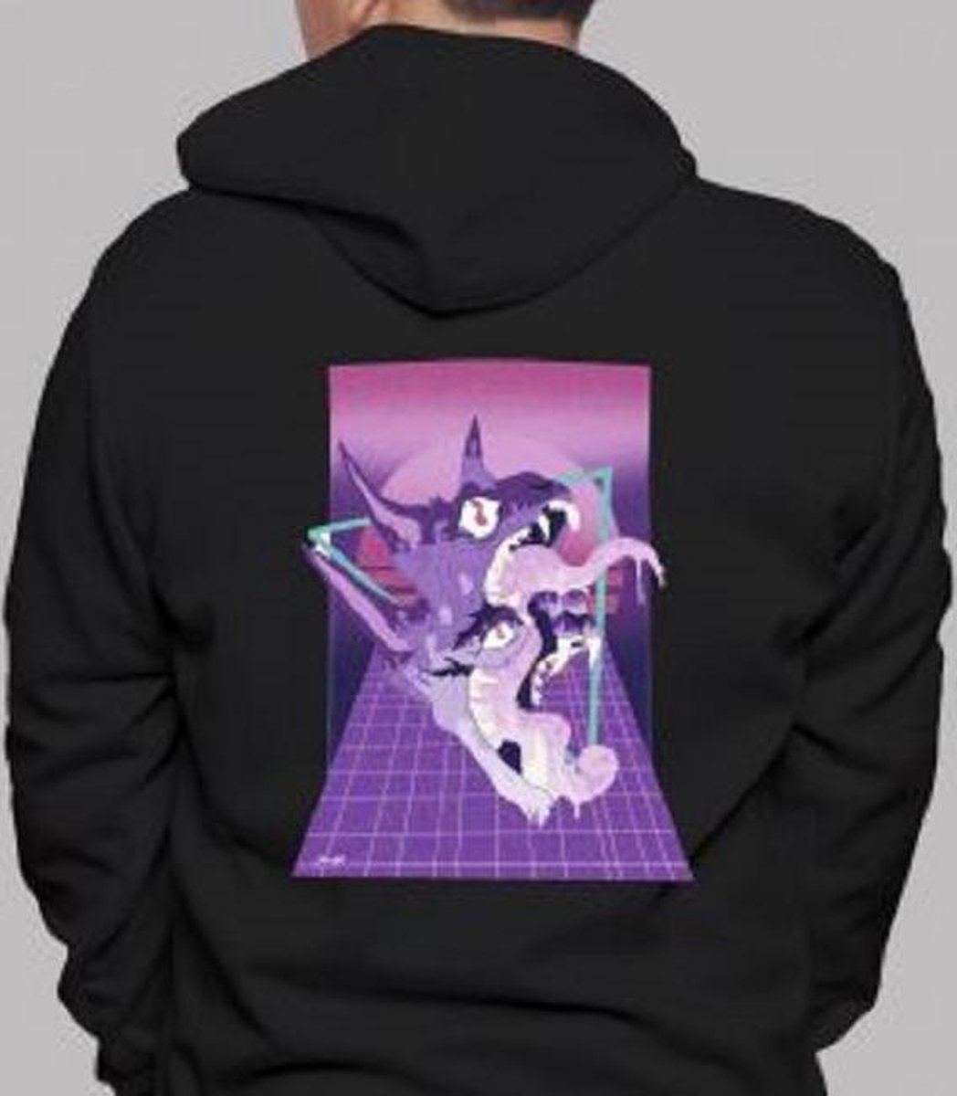 SpyhinxCreations Hoodie met steekzak aan de voorzijde. SpyhinxCreations Hoodies Unisex Maat XL