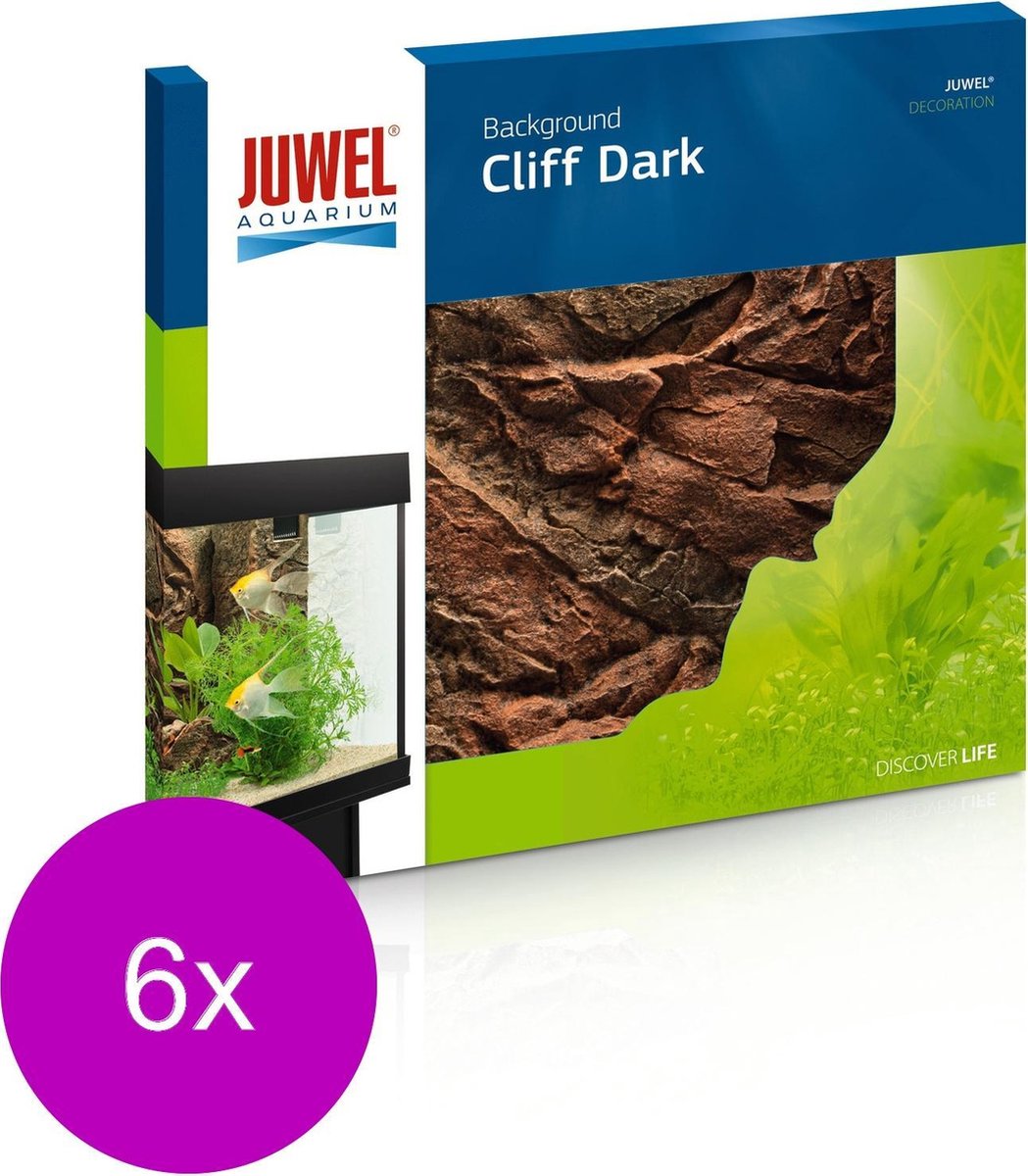 Juwel Achterwand Cliff Dark - Aquarium - Achterwand - 6 x 60x55x3 cm