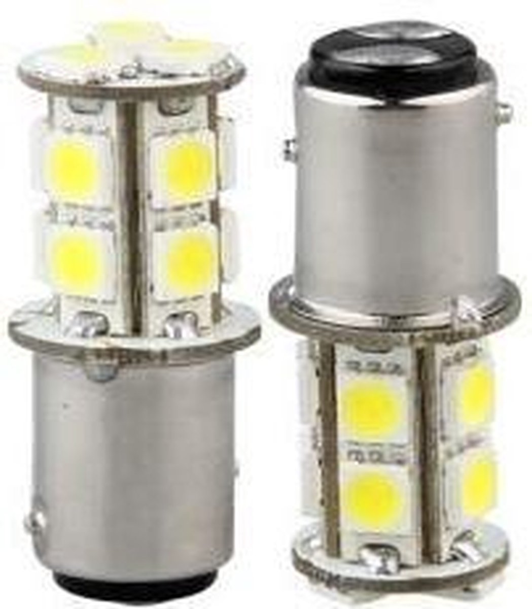 (BAY15D) 1157 - 5050 - 12V - 13 smd - 2 stuks