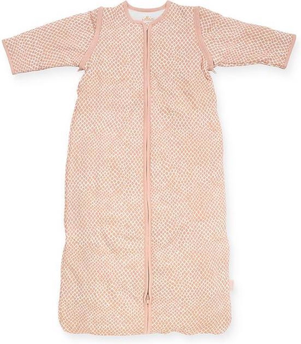 Jollein Baby Slaapzak 110cm Snake - Met Afritsbare Mouw - Pale Pink