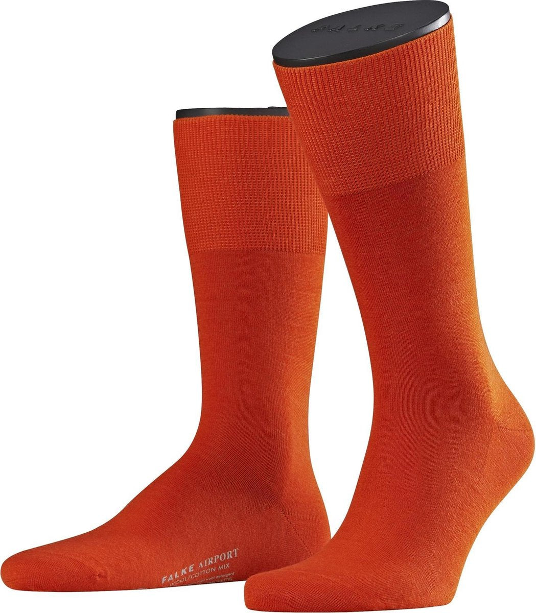 FALKE Airport Herensok 14435 - Rood 8095 ziegel Heren - 43-44