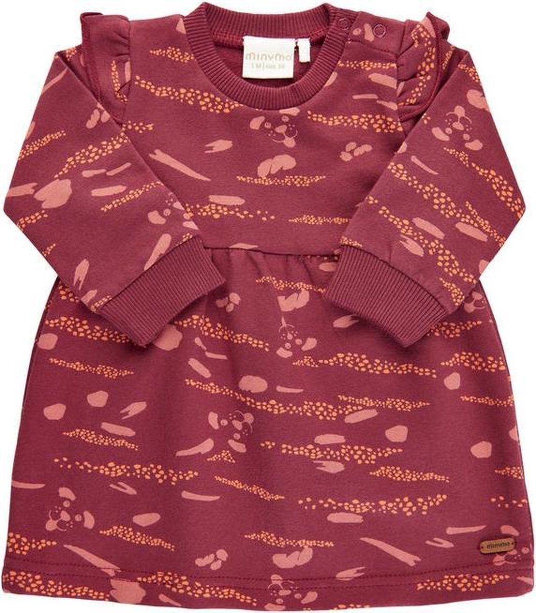 Minymo - baby jurk - lange mouwen - Maat 80