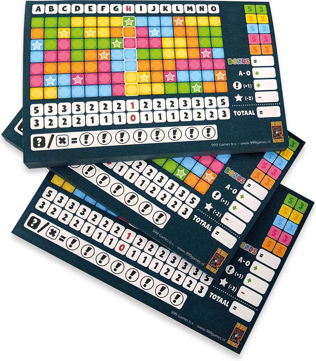 Spel - Keer op keer - Extra scoreblokken