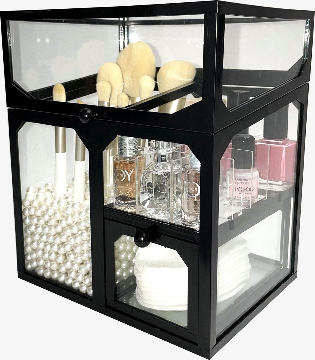 Make-up kwastenhouder Kiki | Make-up organizer | Kwastenhouder | Cosmetica opbergdoos | Kwasten houder | Kwasten opbergen | Houder voor make-up kwasten | Kwasten organizer  | Brushes holder | Beautybox | Cosmetica organizer | Pennenbakje | Houder