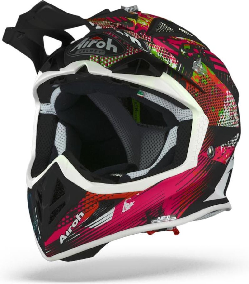 Airoh Aviator Ace Insane Matt Motocross Crosshelm - Motorhelm - Maat XL