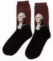 Fun sokken met oud president George Washington (30142)