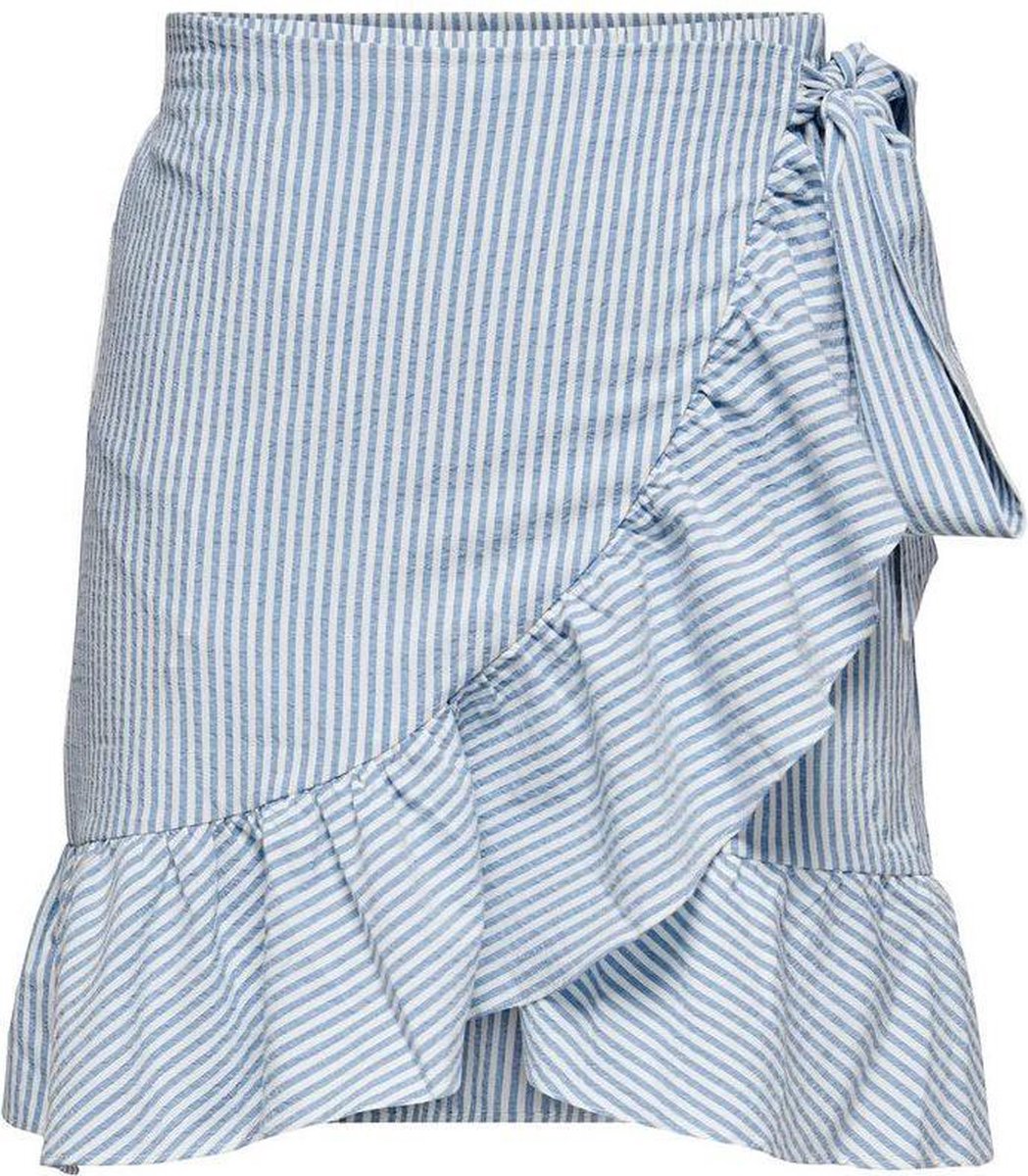 Onlcarly-betti Life Wrap Strip Skir 15230832 Cloud Dancer/allure