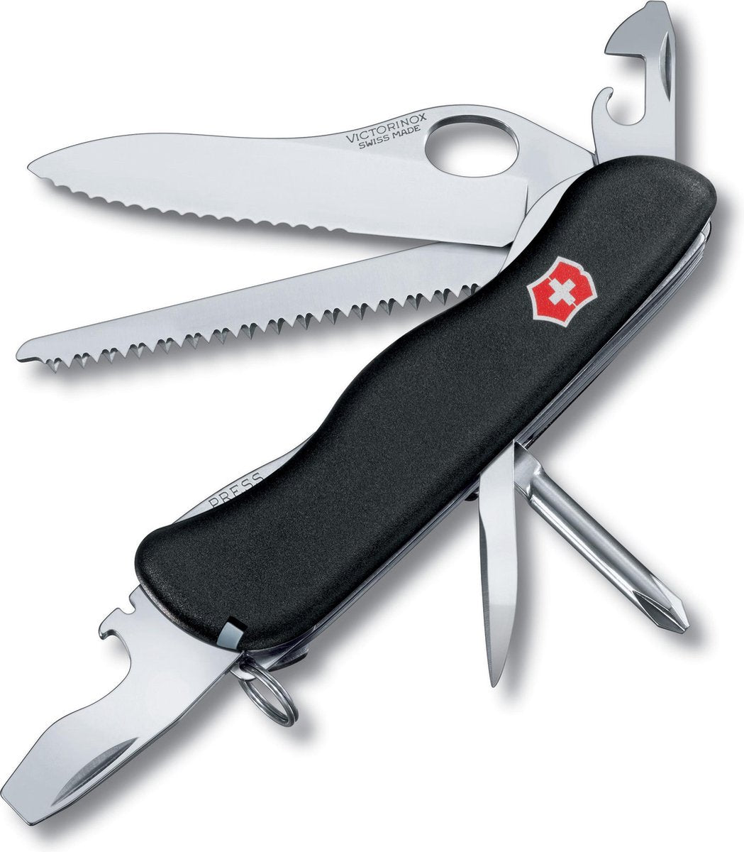Victorinox Trailmaster - Zakmes - 12 Functies - Zwart