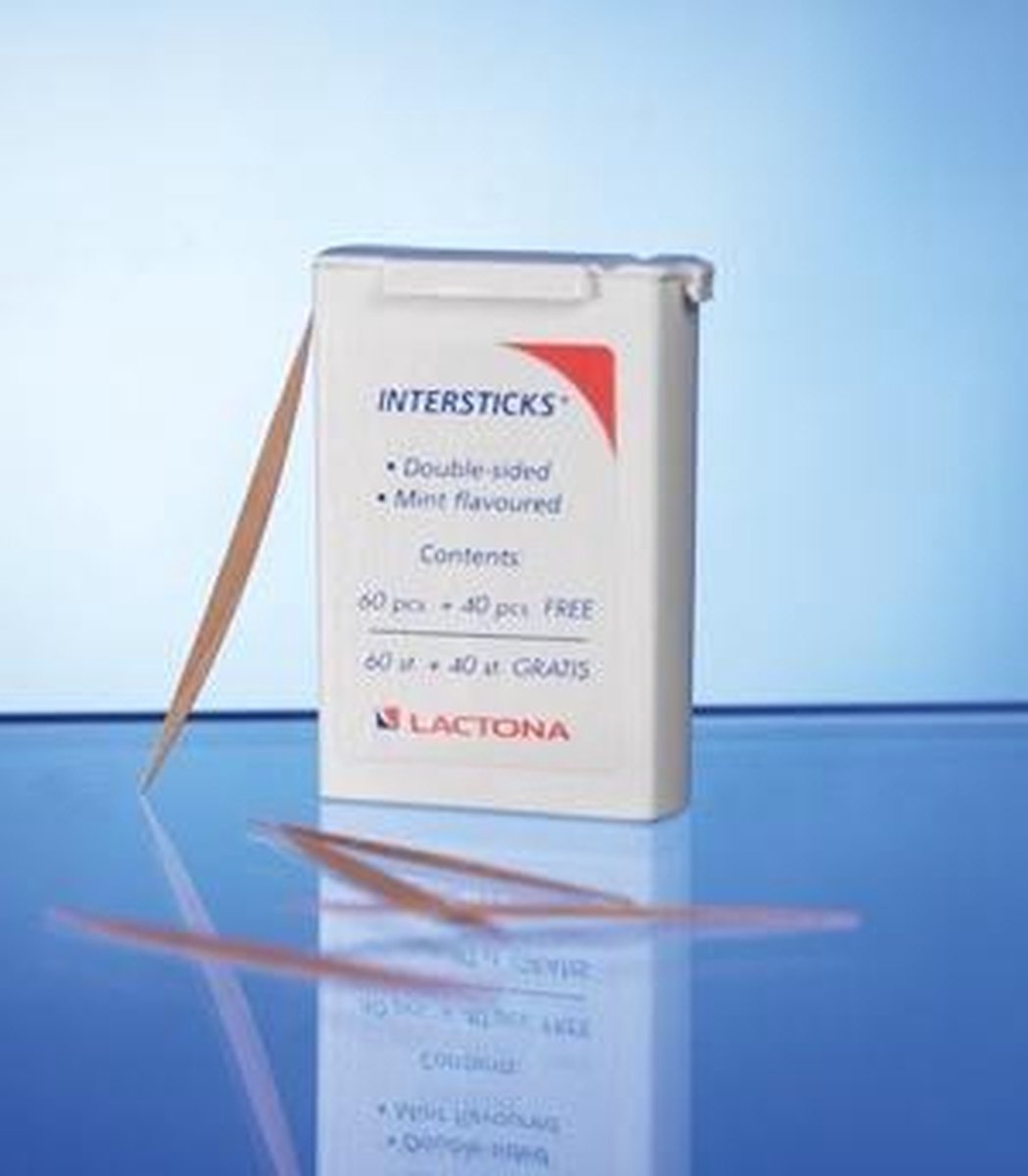 Lactona Intersticks - Tandenstokers - 3 x 100 stuks - Voordeelverpakking