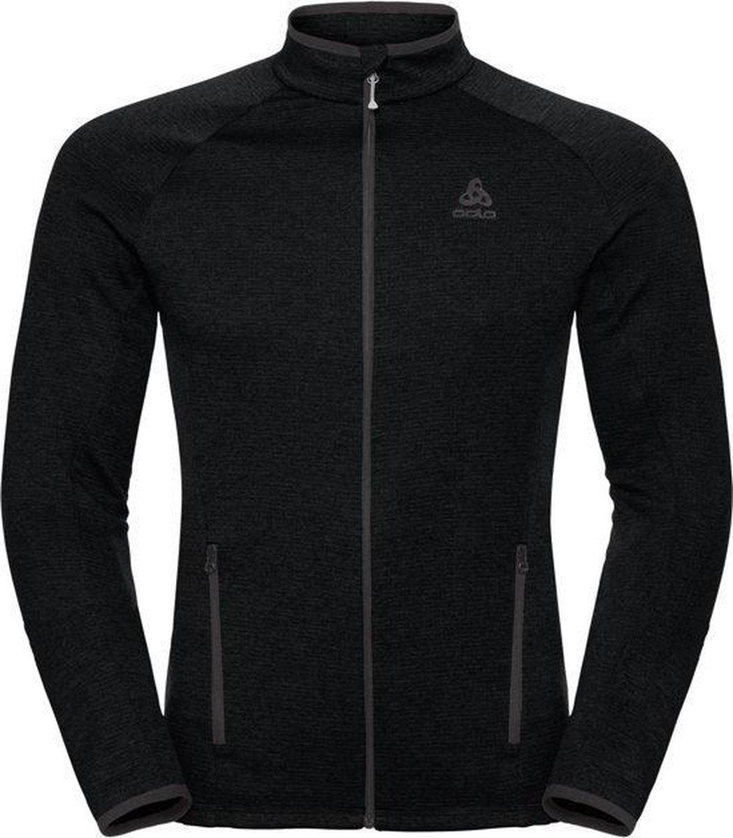 Odlo Midlayer Full Zip Proita Heren Wintersportpully - Black - Maat XL