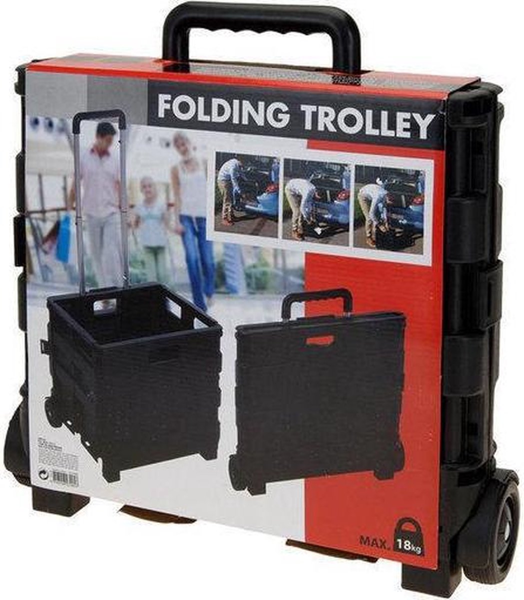 WS247 Kratten Trolley met vouwkrat