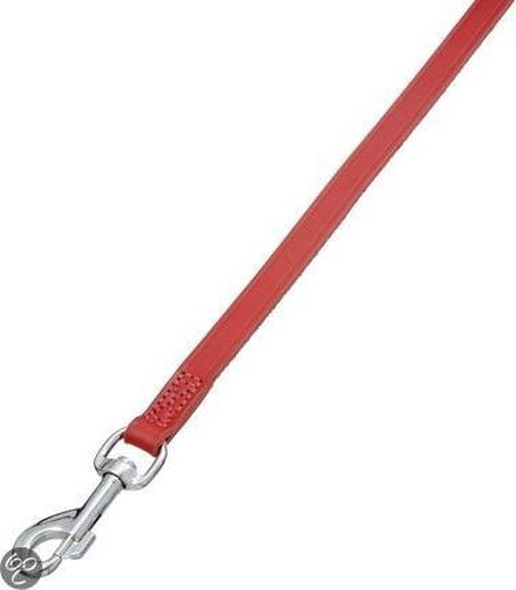 KARLIE Riem Rondo lijn gestikt rood 100cm lang en 20mm breed