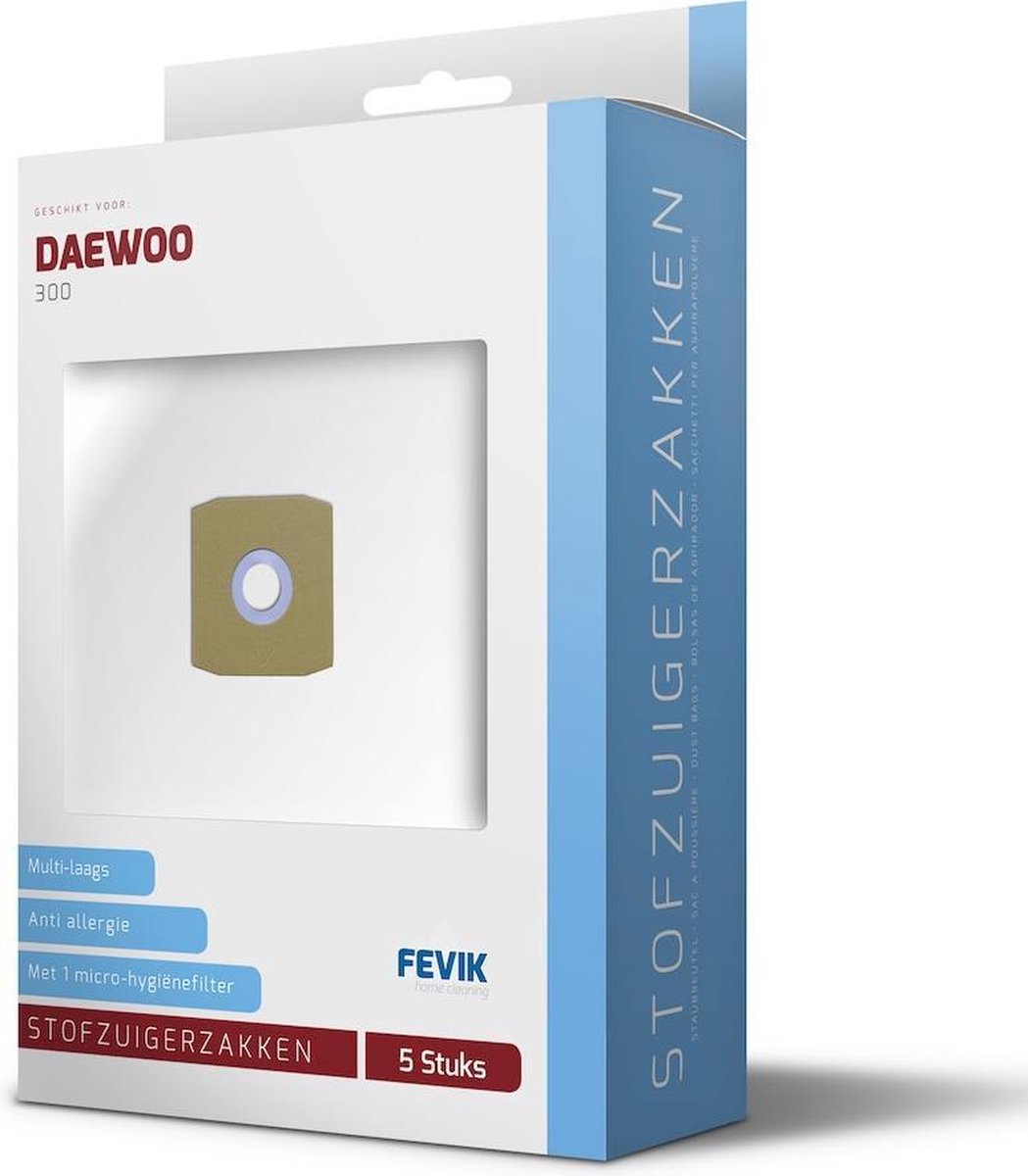 Daewoo stofzuigerzakken voor 300 serie