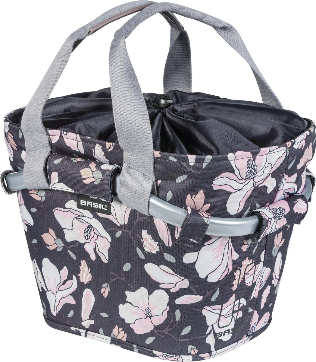 Basil Magnolia Carry All Fietsmand KF - Voor - Polyester - Donkerblauw - 15 Liter