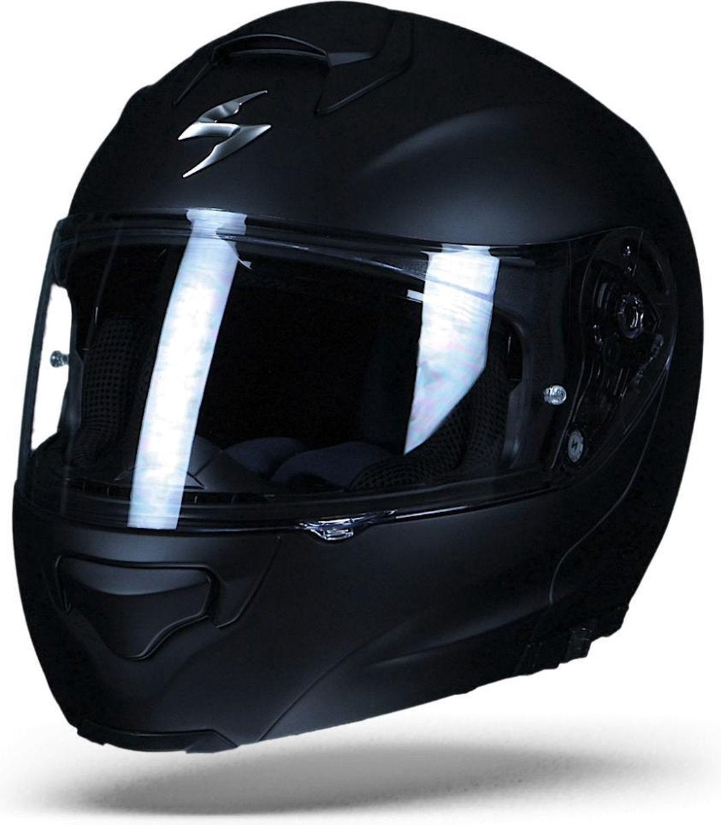 Scorpion EXO-3000 Air Solid Matte ZwartSysteemhelm - Motorhelm - Maat XL