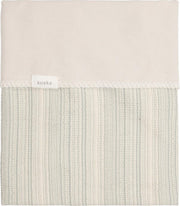 Koeka Wiegdeken Maui flanel - leaf/soft sand 75x100cm
