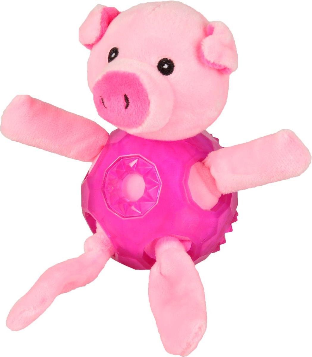 Hondenspeelgoed Fat Bellies Varken met TPR - 18 cm