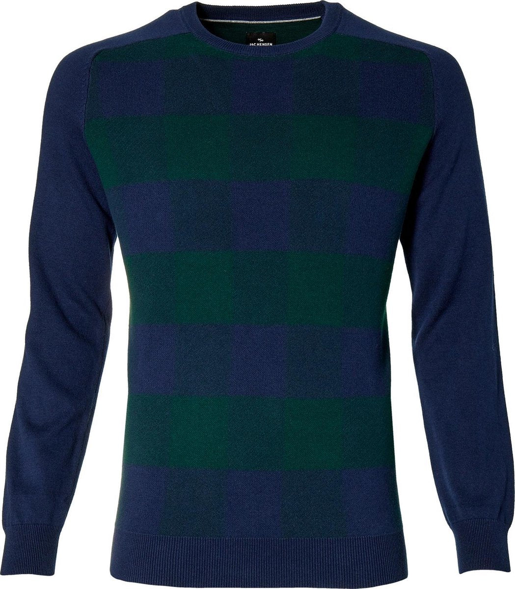 Jac Hensen Pullover - Modern Fit - Blauw - XXL