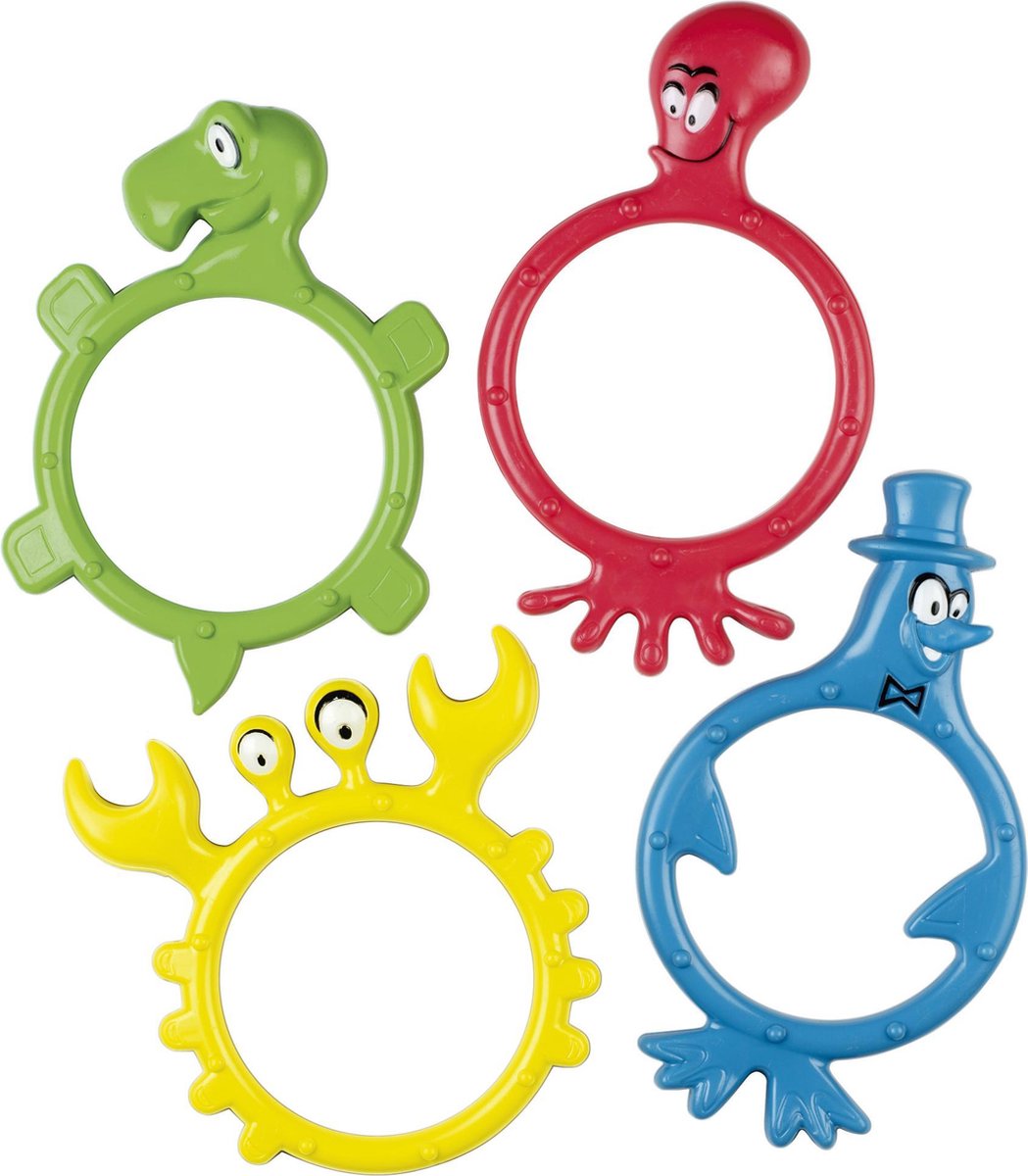 Beco Sealife Duikringen 4 stuks