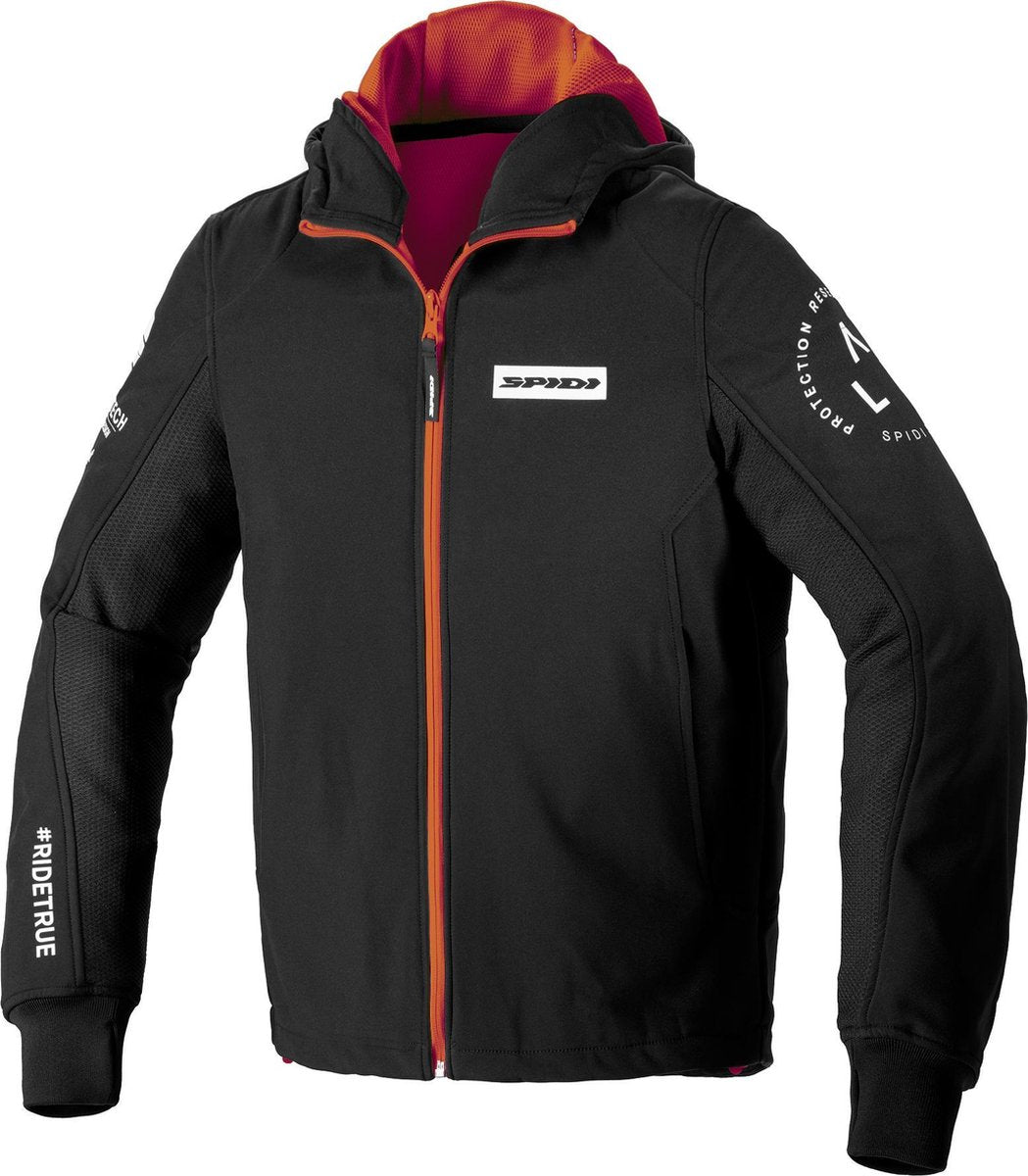 Spidi Armor Evo Red Motorcycle Hoodie XL