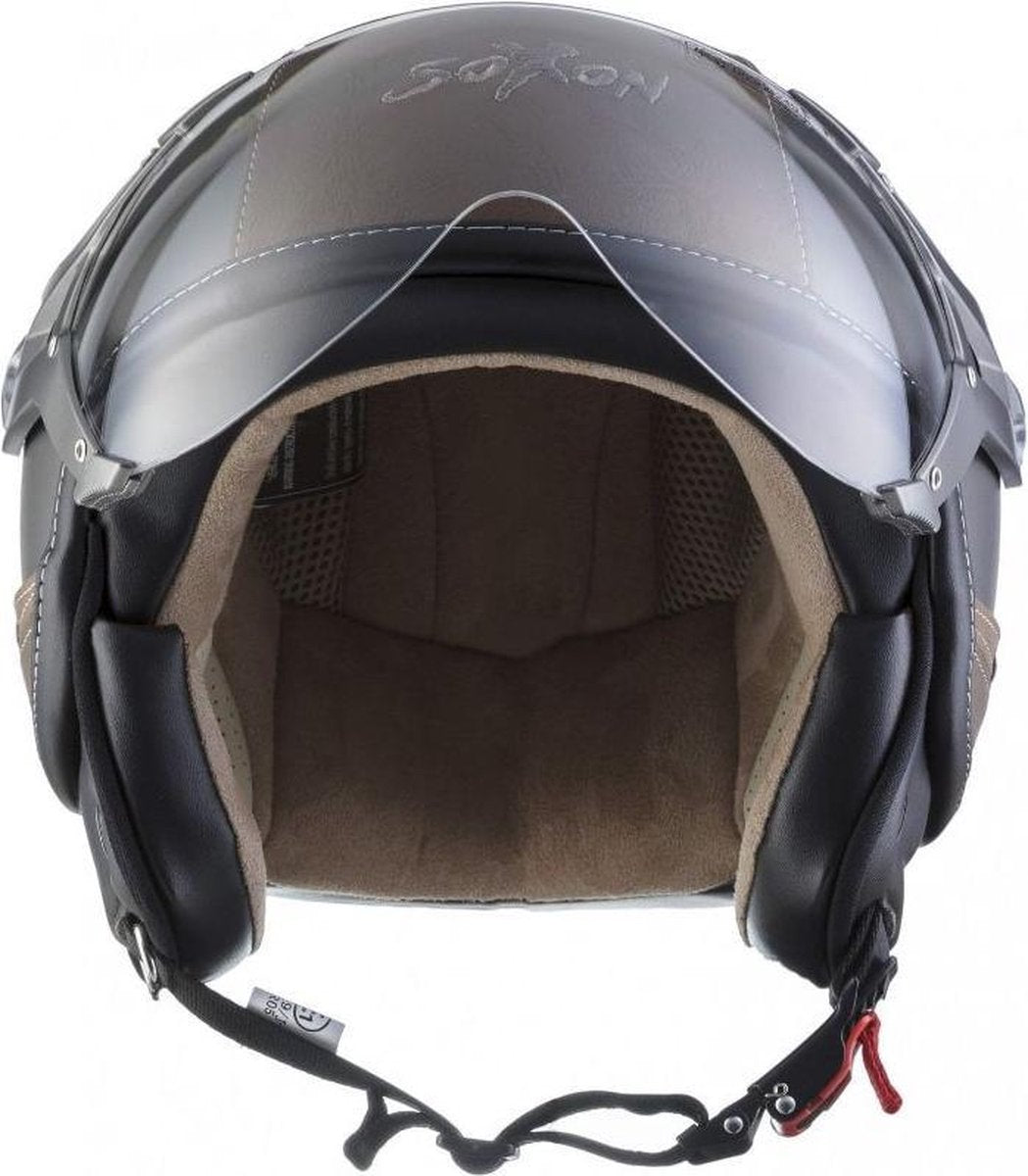 SOXON SP-326 Urban Leer XS 53-54cm hoofdomtrek