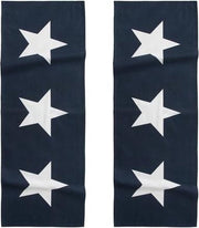 DDDDD Étoile Tafelloper - 50 x 150 cm - Blue -  2 Stuks