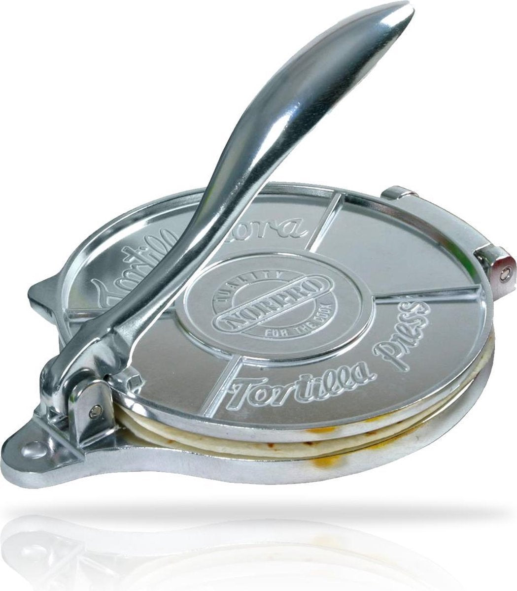 Tortilla Pers Professioneel - Aluminium - Roti Maker - Tortilla maker - Tortilla Press - Tortilla Press - Vaderdag Kados - Vader Cadeautjes - Vaderdag Tip
