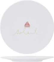 Plage Wit Dessertbord Ø 21cm - Soleil